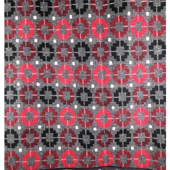 Talbots Womens Wool Blend Mini Skirt Size 4 Multicolor Academia Preppy Geo - Picture 2 of 9